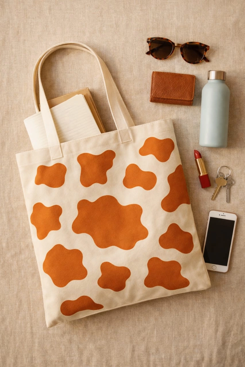 minimalist printed tote bag minimalist printed tote bag